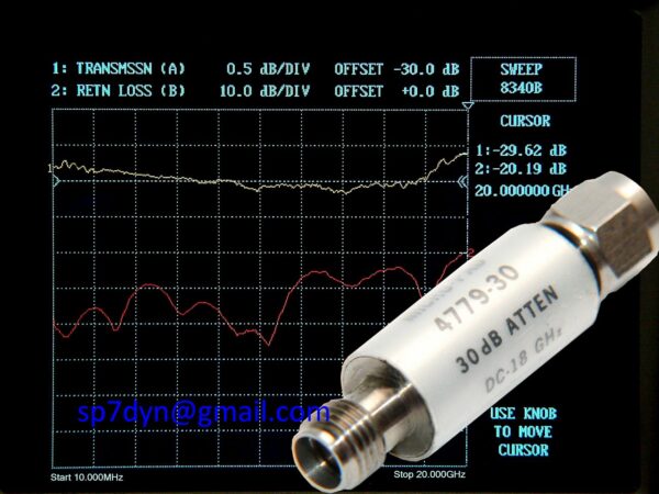 30dB Coaxial Attenuator