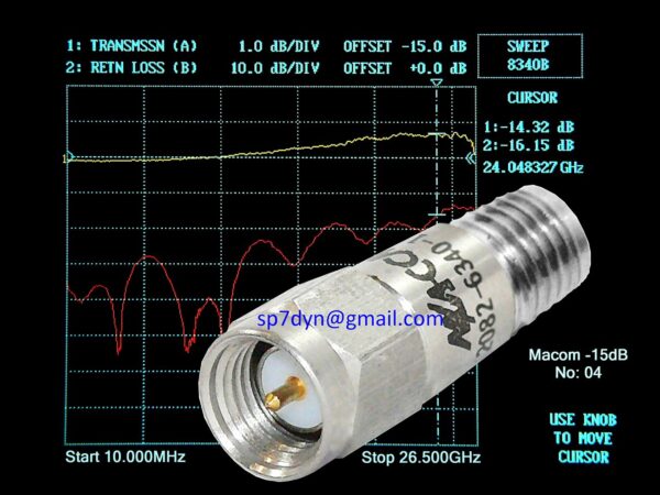 -15dB Attenuator 2082-6340-15