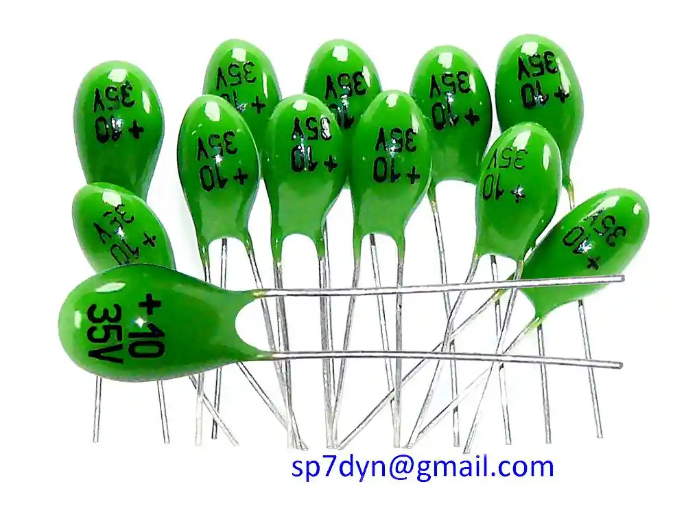 Tantal Capacitor 10uF/35V original JAPAN - Image 2