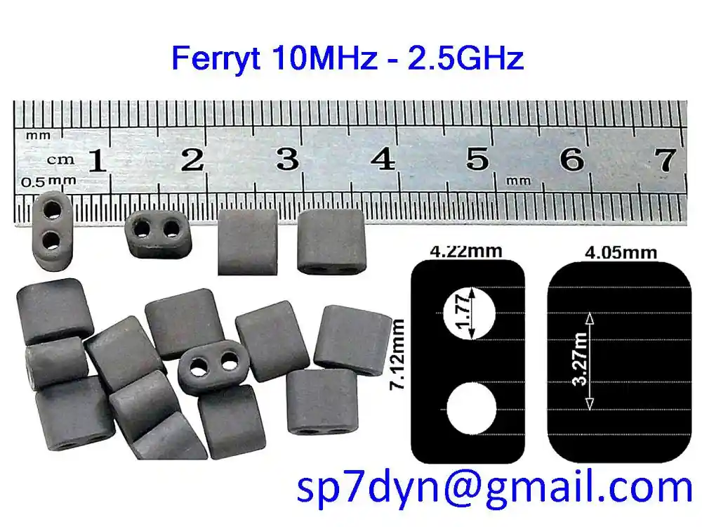 Ferrite Core 2hole 10 - 2500 MHz - Image 2