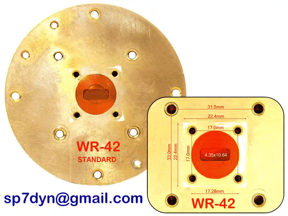 WR42 Flange Adapter Dish Antenna - obrazek 2