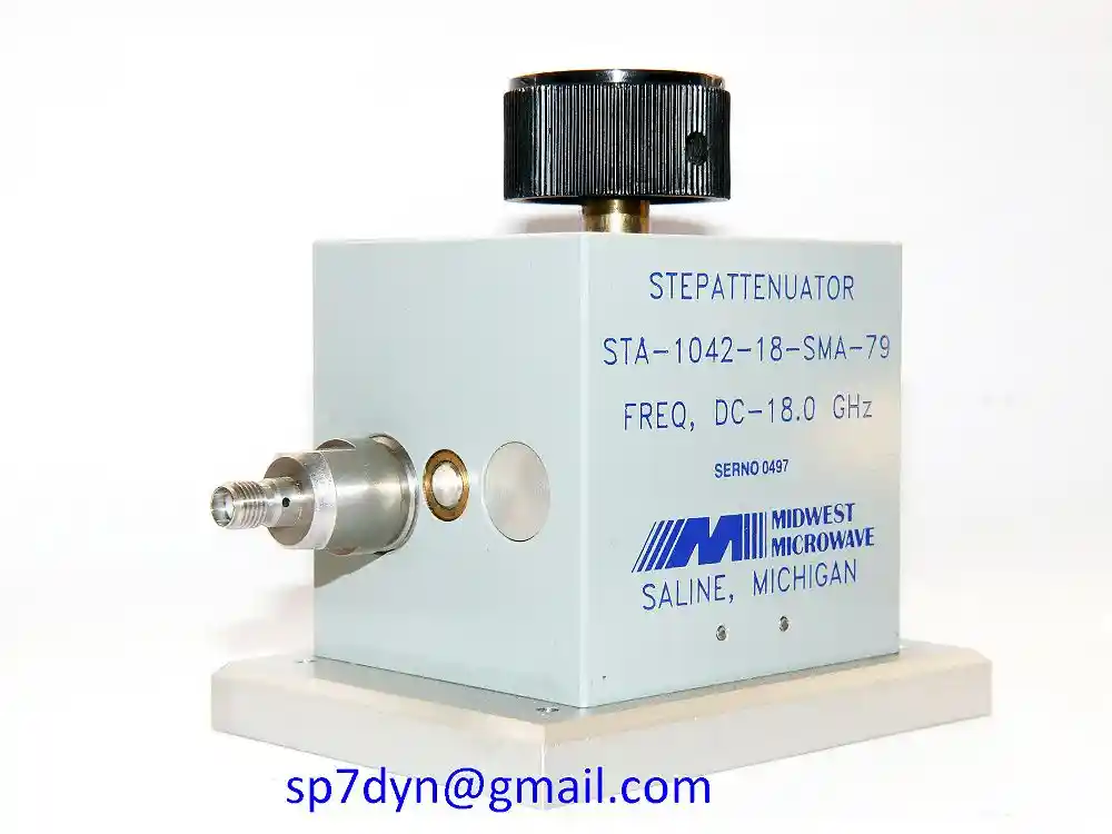 18GHz Step Attenuator MIDWEST 0 - 9 dB - Image 3