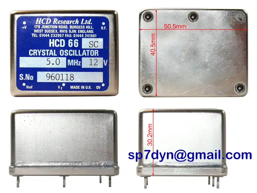 5MHz Crystal Oscillator OCXO HCD66SC Research - Image 4
