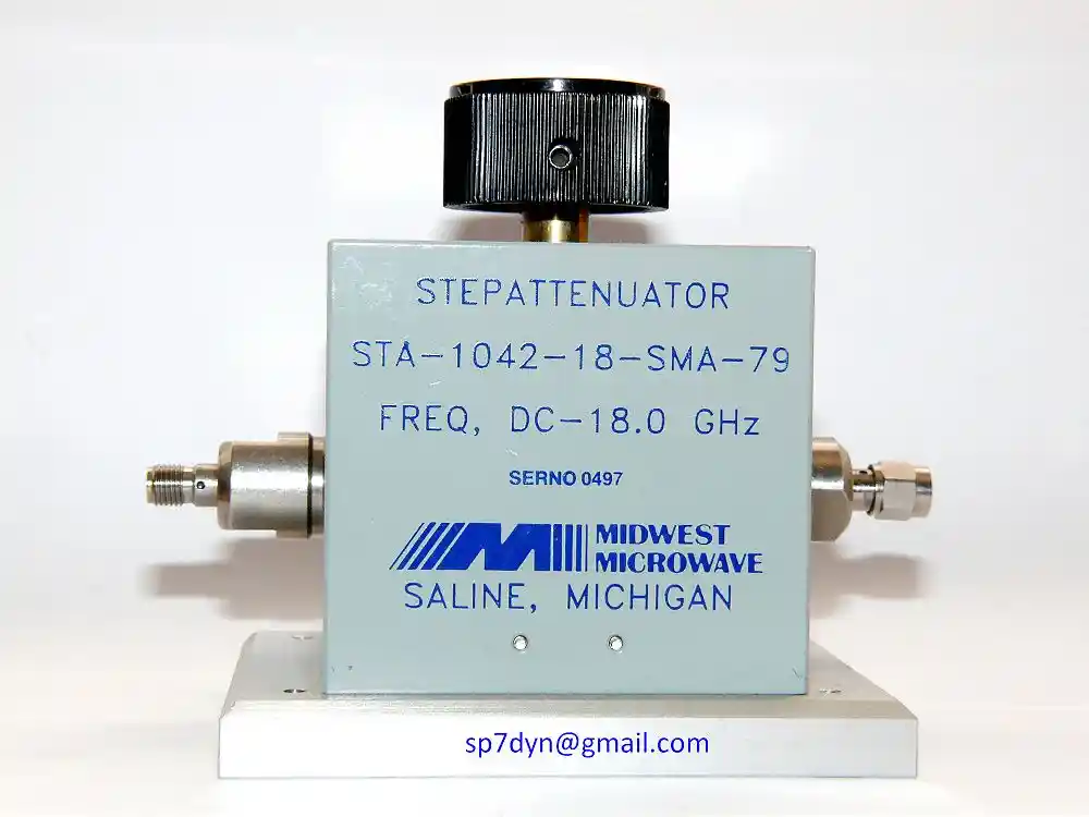 18GHz Step Attenuator MIDWEST 0 - 9 dB - Image 4