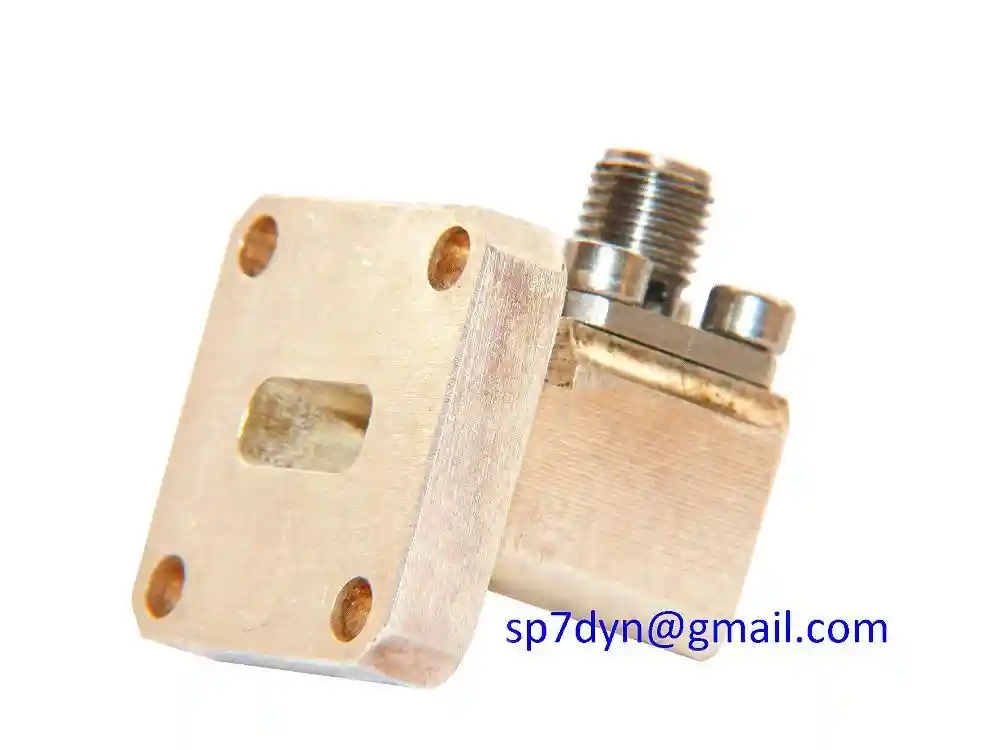 WR42 SMA Brass Adapter