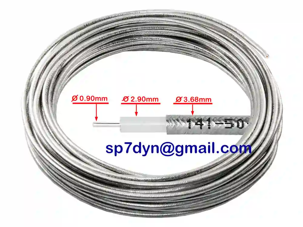 RG402 Semi Rigid Flexible RF Cable 0.141" - Image 3