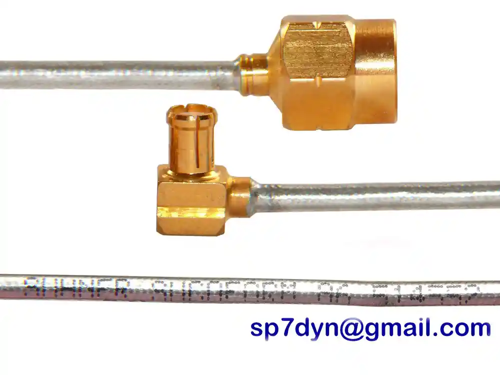 SMA MCX 41cm RG405 Semi-rigid Flexible Cable Suhner - Image 2