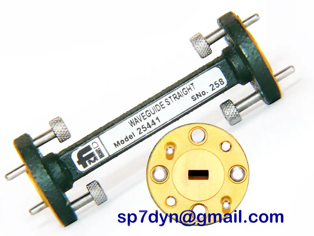 WR15 Waveguide Straight Flann