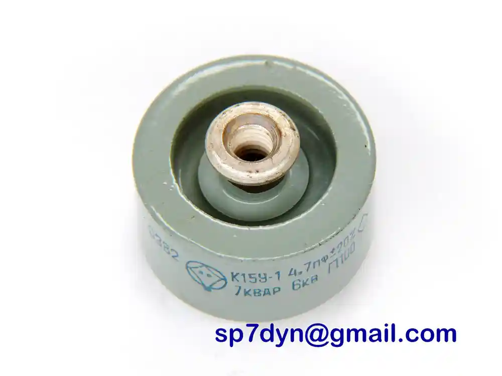 4.7pF 6KV 5KWAr High Voltage Doorknob Capacitor - Image 3