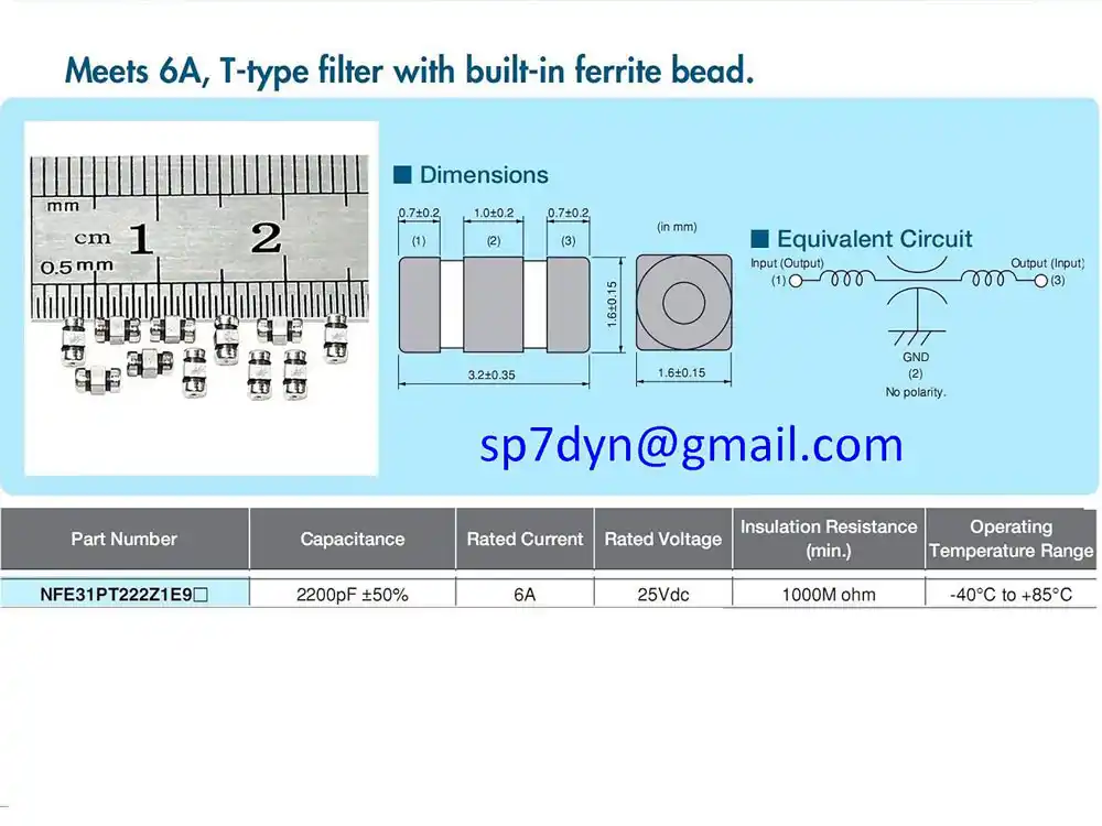 Feed Through Capacitor NFE31PT222Z1E9L - Image 4